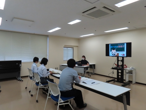 移動教室の様子（豊里中学校の皆さん）